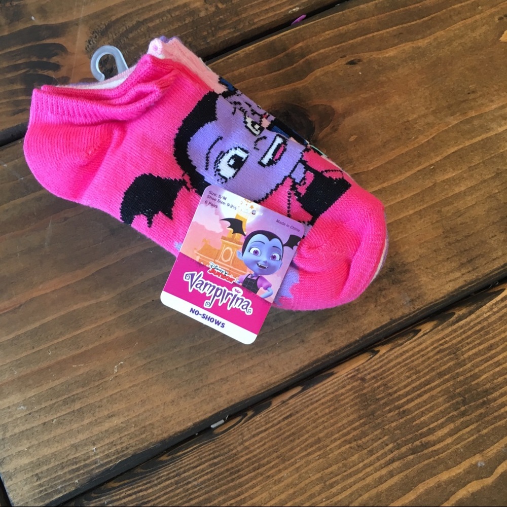 Vampirina No Show Socks 6 Pairs